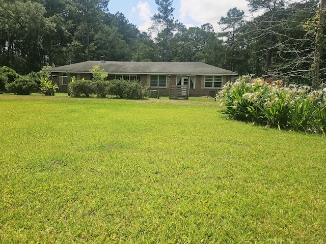 8719 Jefferies Hwy, Walterboro, SC 29488 - single story home featuring a front lawn