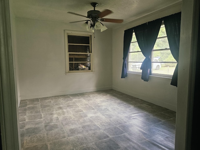 8719 Jefferies Hwy, Walterboro, SC 29488 - unfurnished room with ceiling fan and baseboards