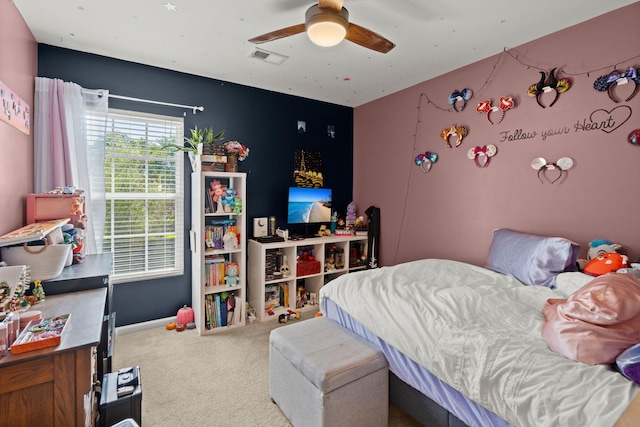 216 Goldfinch Ln, Summerville, SC 29485 - bedroom featuring carpet floors and a ceiling fan