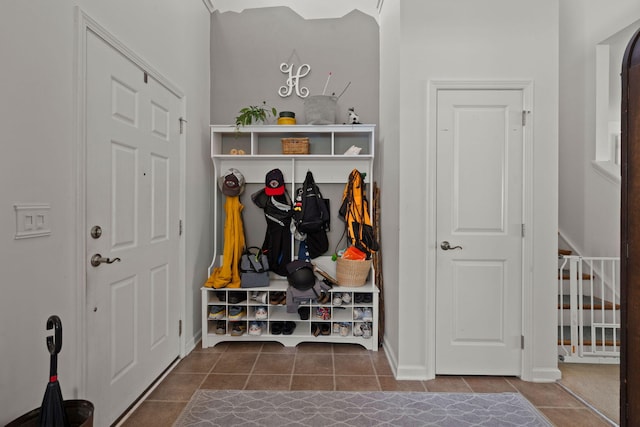 216 Goldfinch Ln, Summerville, SC 29485 - mudroom featuring tile patterned floors and baseboards