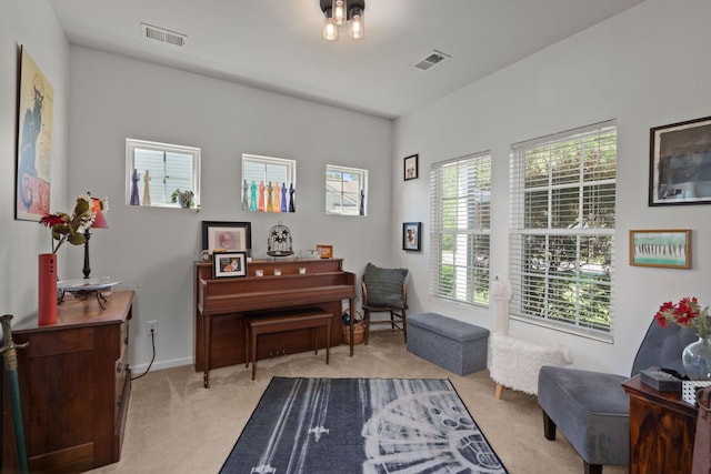 216 Goldfinch Ln, Summerville, SC 29485 - sitting room featuring light colored carpet, healthy amount of natural light, and baseboards