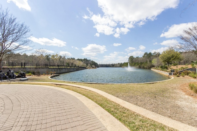 property view of water