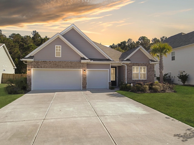 209 Celestial Blvd, Summerville, SC 29486 - view of front of property featuring driveway, brick siding, and an attached garage