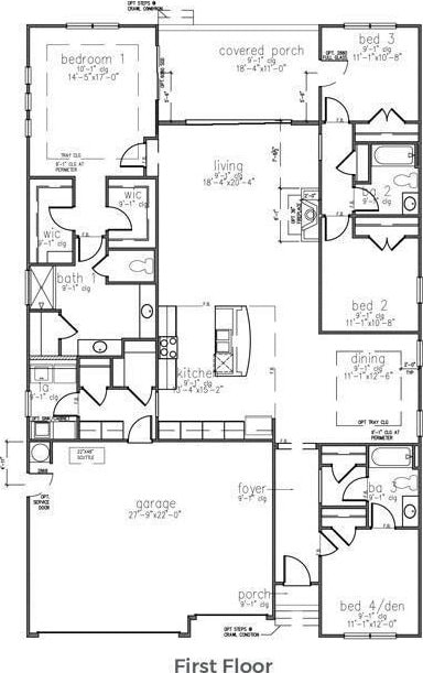 209 Celestial Blvd, Summerville, SC 29486 - home floor plan
