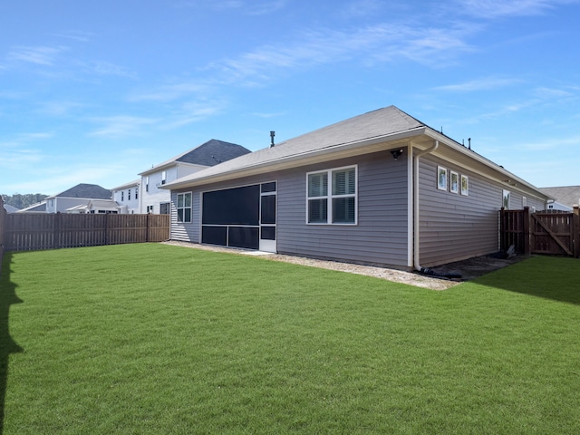 209 Celestial Blvd, Summerville, SC 29486 - rear view of house featuring a sunroom