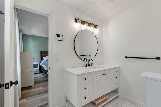 5052 Hidden Forest Ln, North Charleston, SC 29420 - ensuite bathroom featuring vanity and baseboards
