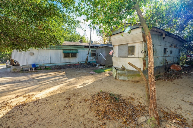 view of back of property