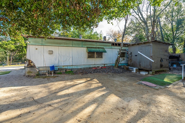 view of rear view of property