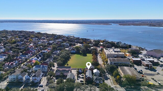 301 Broad St Unit 1, Charleston, SC 29401 - aerial view of residential area featuring a large body of water