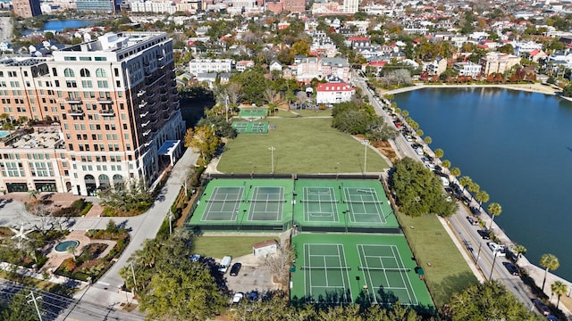 301 Broad St Unit 1, Charleston, SC 29401 - aerial view of property and surrounding area featuring nearby urban area and a nearby body of water