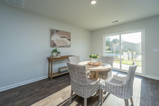 101 Orchid Bloom Cir, Moncks Corner, SC 29461 - dining space with wood finished floors, baseboards, and recessed lighting