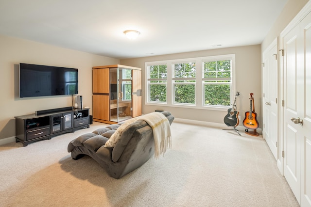 125 Beam St, Huger, SC 29450 - carpeted living area with baseboards