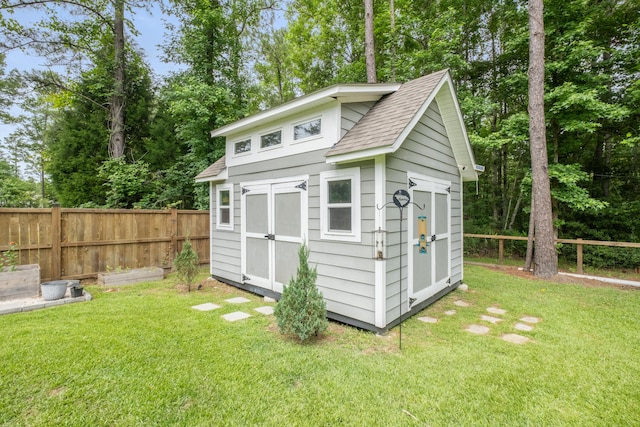 125 Beam St, Huger, SC 29450 - view of shed featuring view of wooded area