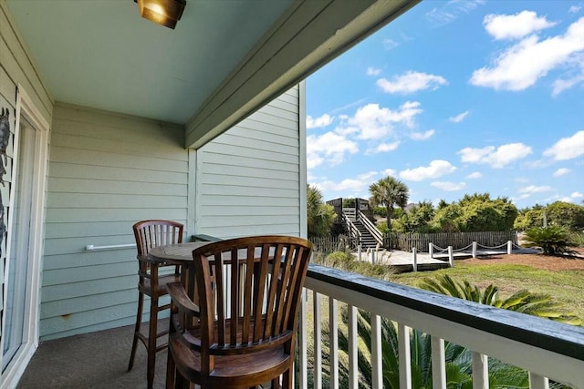 balcony with a sunroom