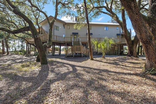 view of rear view of property