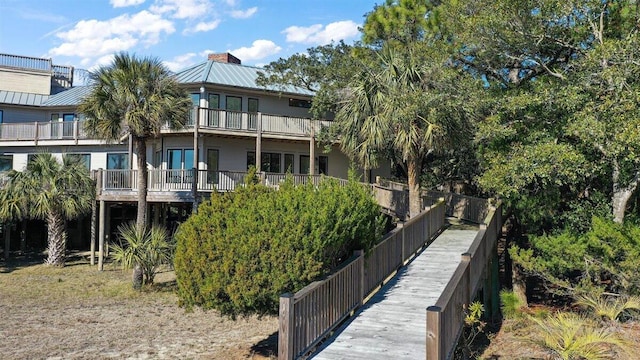 view of back of property