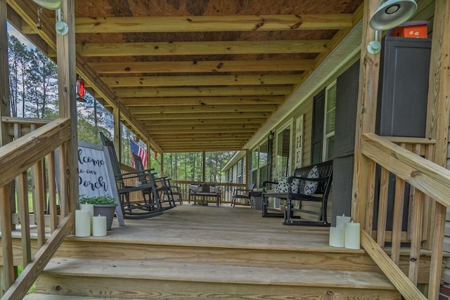 8072 Bing Hill Rd, Adams Run, SC 29426 - view of wooden deck