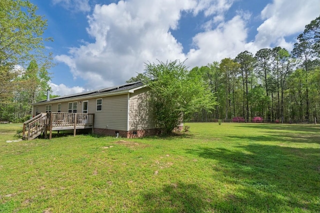 8072 Bing Hill Rd, Adams Run, SC 29426 - view of yard featuring a deck