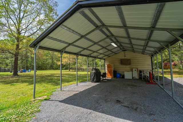 8072 Bing Hill Rd, Adams Run, SC 29426 - view of parking featuring a carport