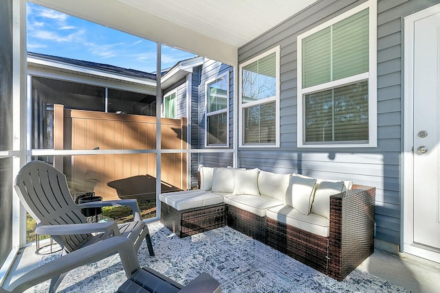 view of patio / terrace with outdoor lounge area