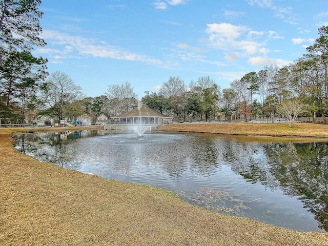 view of water feature