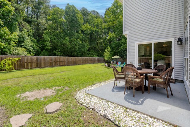 3202 Middleburry Ln, Charleston, SC 29414 - view of yard with a patio area and outdoor dining space
