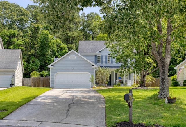 3202 Middleburry Ln, Charleston, SC 29414 - view of front of home with driveway, an attached garage, and covered porch