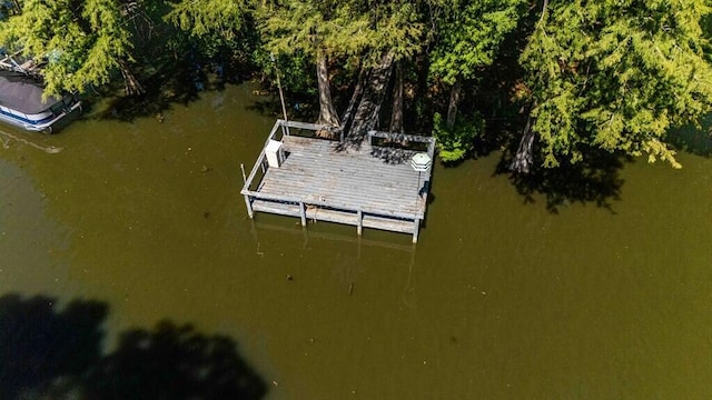 409 Santee Dr, Santee, SC 29142 - view from above of property with a large body of water