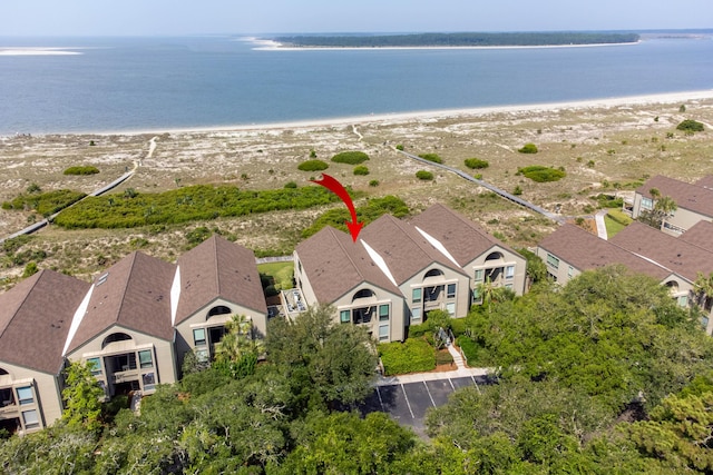 1376 Pelican Watch Villas, Seabrook Island, SC 29455 - aerial perspective of suburban area featuring a nearby body of water