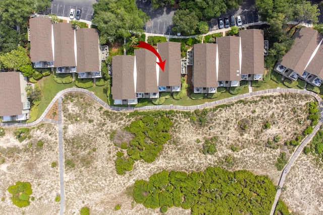 1376 Pelican Watch Villas, Seabrook Island, SC 29455 - aerial view of property and surrounding area with nearby suburban area