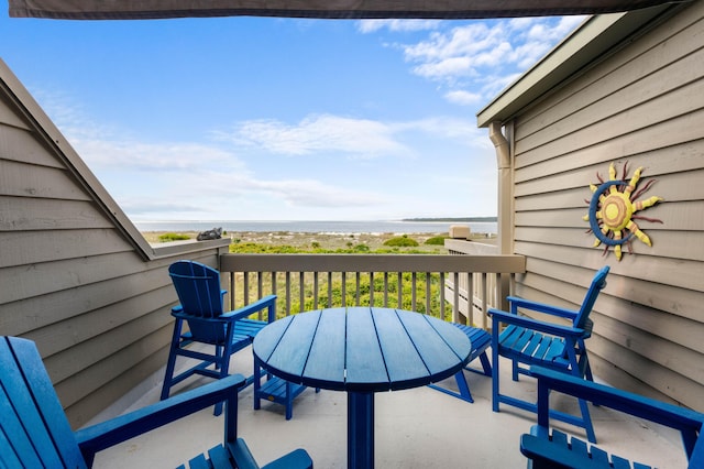 1376 Pelican Watch Villas, Seabrook Island, SC 29455 - balcony featuring a water view
