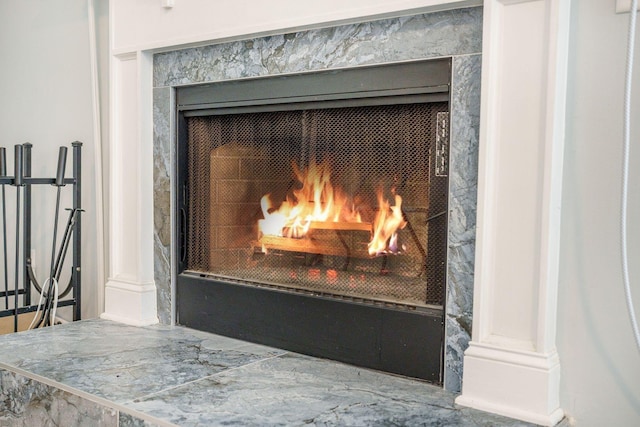 2177 Gulf Dr, Mount Pleasant, SC 29464 - detailed view of a high end fireplace