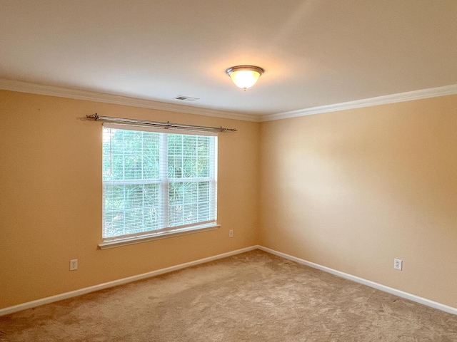 3632 Locklear Ln, Mount Pleasant, SC 29466 - spare room with crown molding, carpet flooring, and baseboards