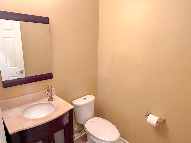 3632 Locklear Ln, Mount Pleasant, SC 29466 - half bathroom with toilet, vanity, and baseboards