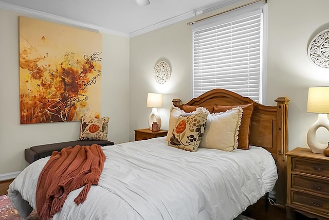 4810 Parkside Dr, North Charleston, SC 29405 - bedroom featuring crown molding