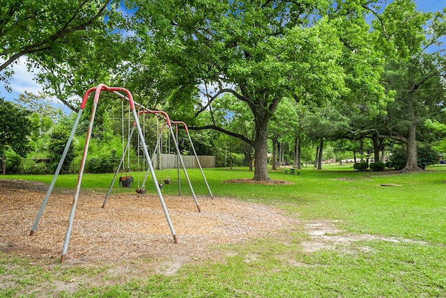 4810 Parkside Dr, North Charleston, SC 29405 - community playground with a lawn and view of scattered trees