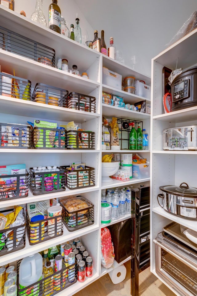 view of pantry