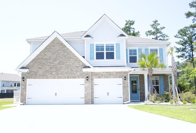 103 Granton Edge Ln, Summerville, SC 29486 - craftsman-style house with driveway and brick siding