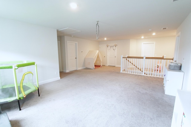 103 Granton Edge Ln, Summerville, SC 29486 - carpeted spare room featuring attic access and recessed lighting