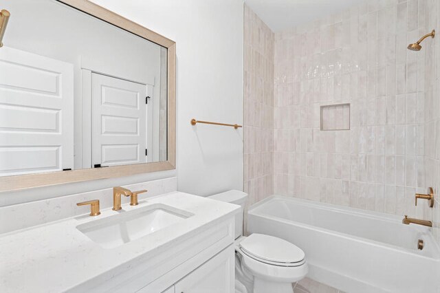 2006 Riverbend Dr, Charleston, SC 29412 - full bath with vanity, toilet, and washtub / shower combination