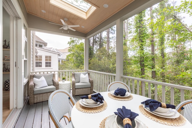 1532 Sea Palms Cres, Mount Pleasant, SC 29464 - deck with a ceiling fan