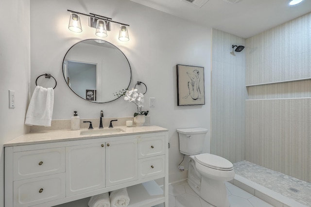169 Southwold Cir, Goose Creek, SC 29445 - full bathroom featuring tile patterned floors, toilet, tiled shower, and vanity