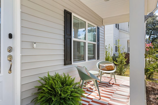 view of patio / terrace featuring a porch