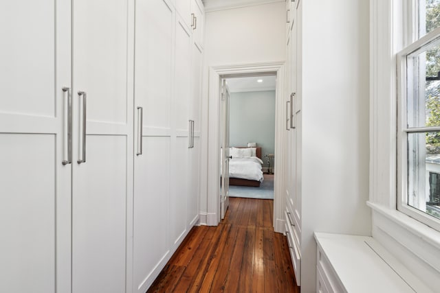 11 Franklin St, Charleston, SC 29401 - hall featuring dark wood-style flooring