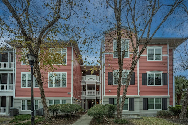 view of property featuring central AC