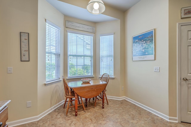 405 Decatur Dr, Summerville, SC 29486 - dining space with baseboards and a wealth of natural light