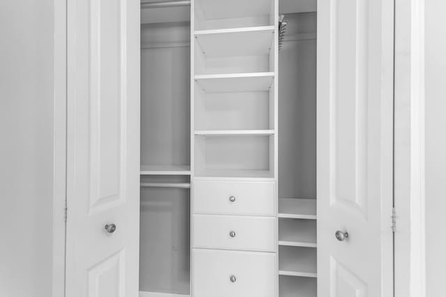 view of closet