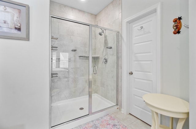 135 Cypress Preserve Blvd, Moncks Corner, SC 29461 - bathroom featuring tile patterned floors and a shower stall