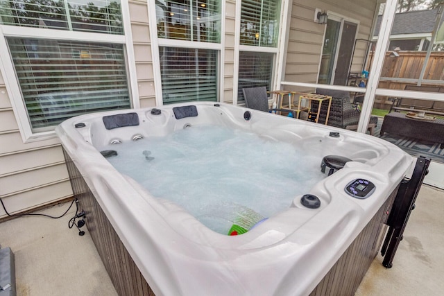 135 Cypress Preserve Blvd, Moncks Corner, SC 29461 - view of patio featuring a hot tub