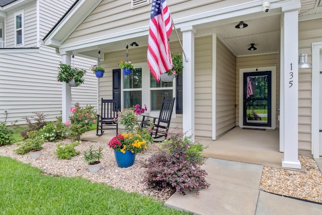 135 Cypress Preserve Blvd, Moncks Corner, SC 29461 - property entrance with a porch and a security system